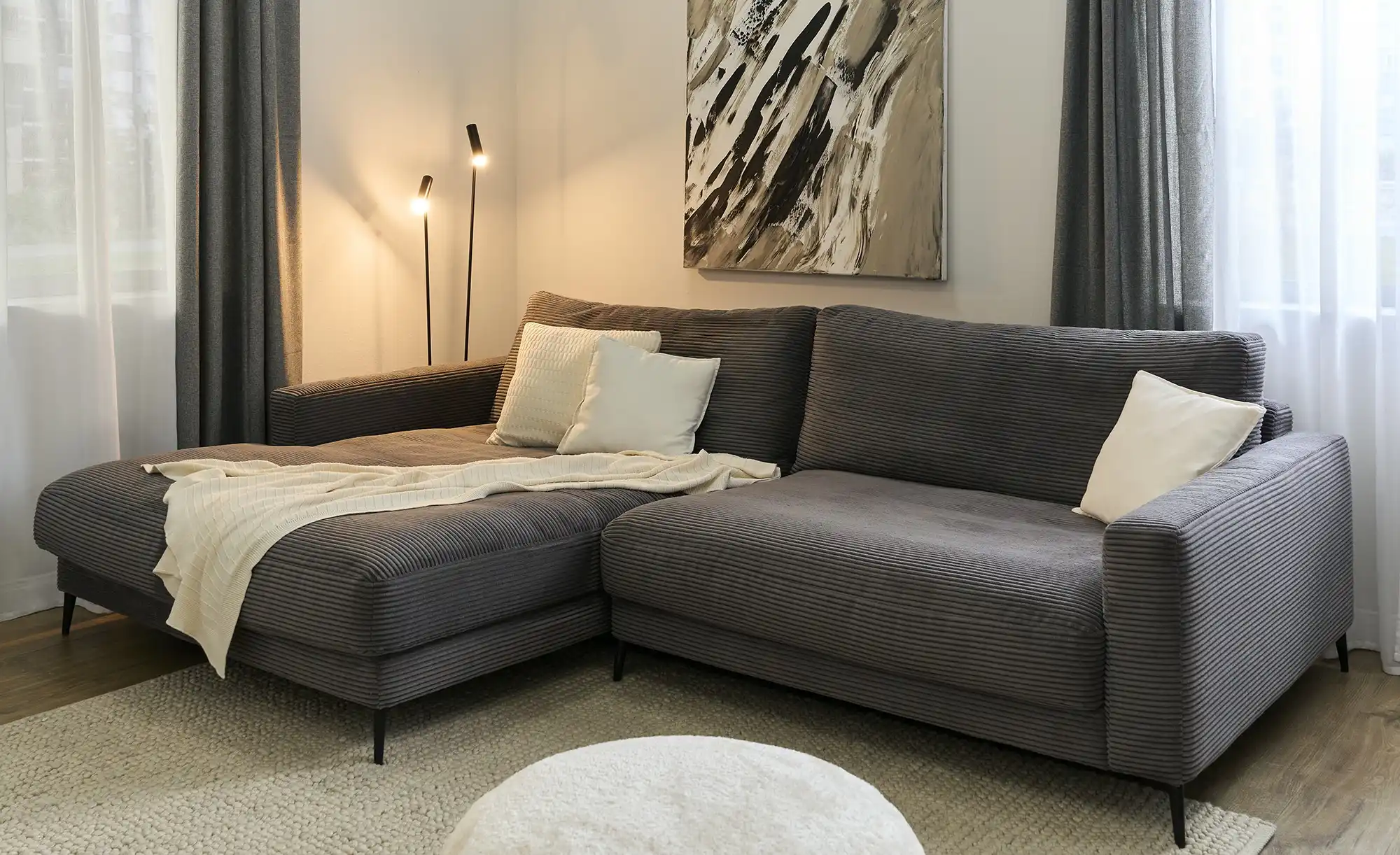 Gray & Jones Cord-Sofa CAP FERRAT 1.2