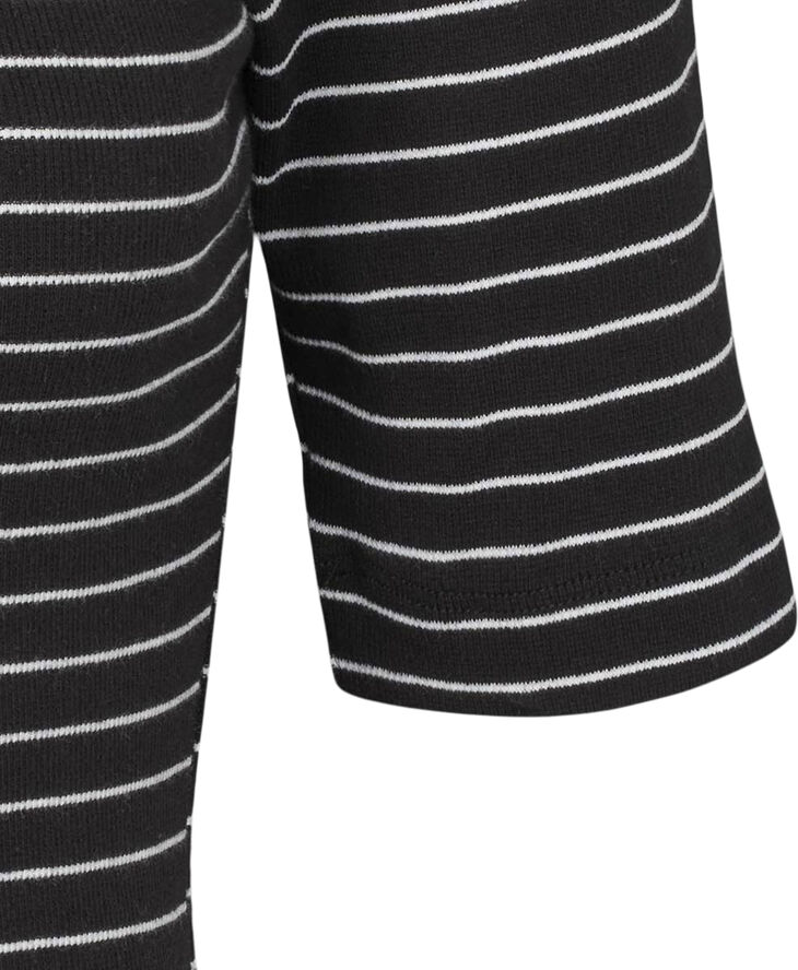 esmé studios ESBlossom Stripe 2/4 T-shirt GOTS Black