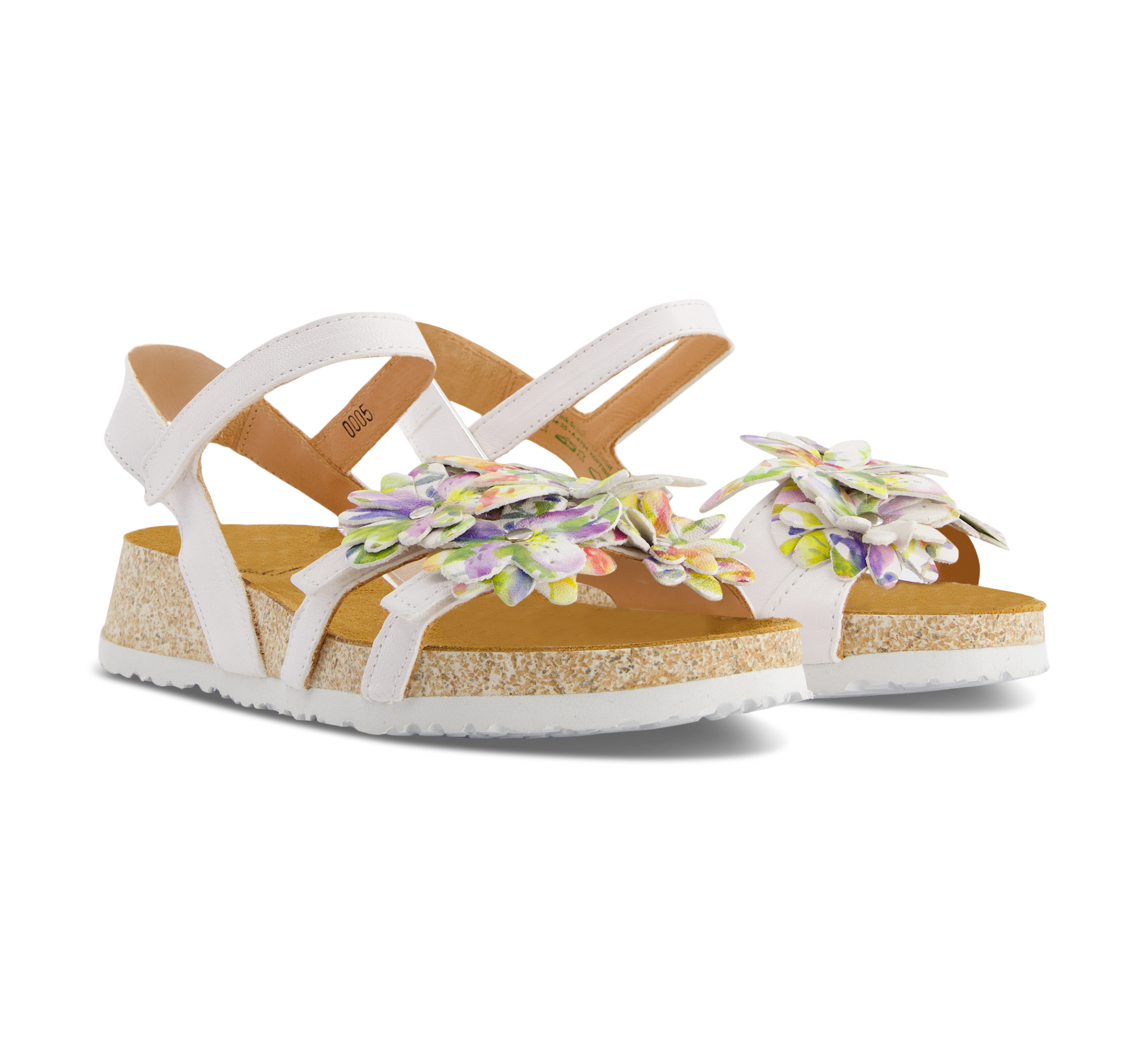 Think! Koak - Riemchensandalen weissmulticolor