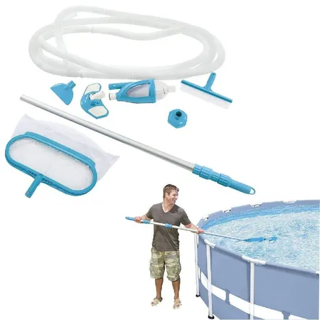 Intex Reinigungsset Deluxe mit Alu-Teleskopstange, 5-teilig