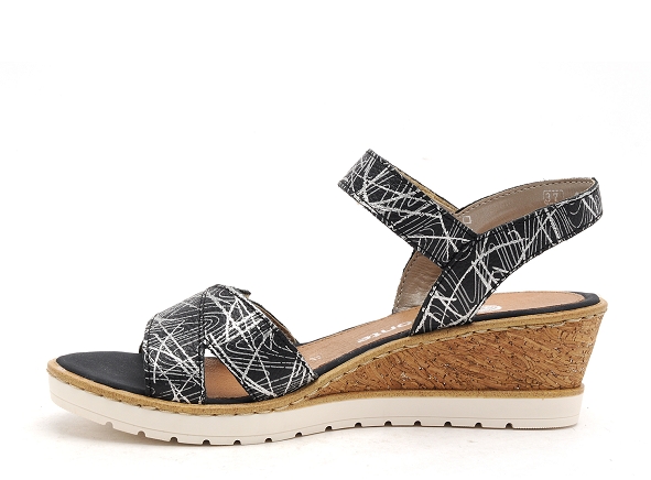 Remonte nu pieds talons femme r6252 bleu