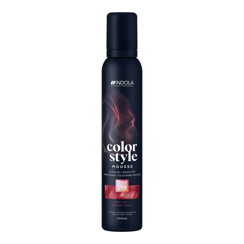 Mousse colorante coiffante rouge Indola Vegan 200ML
