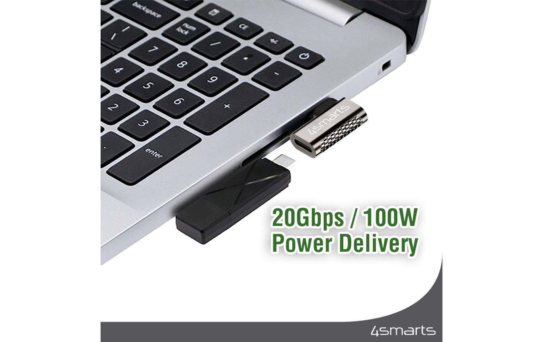 USB-Adapter 4-teiliges Set USB-C Stecker - USB-C BuchseUSB-C OTG Adapter Set 4 Stk.