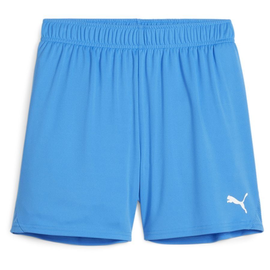 PUMA Short de Foot teamGOAL - Bleu/Blanc Femme