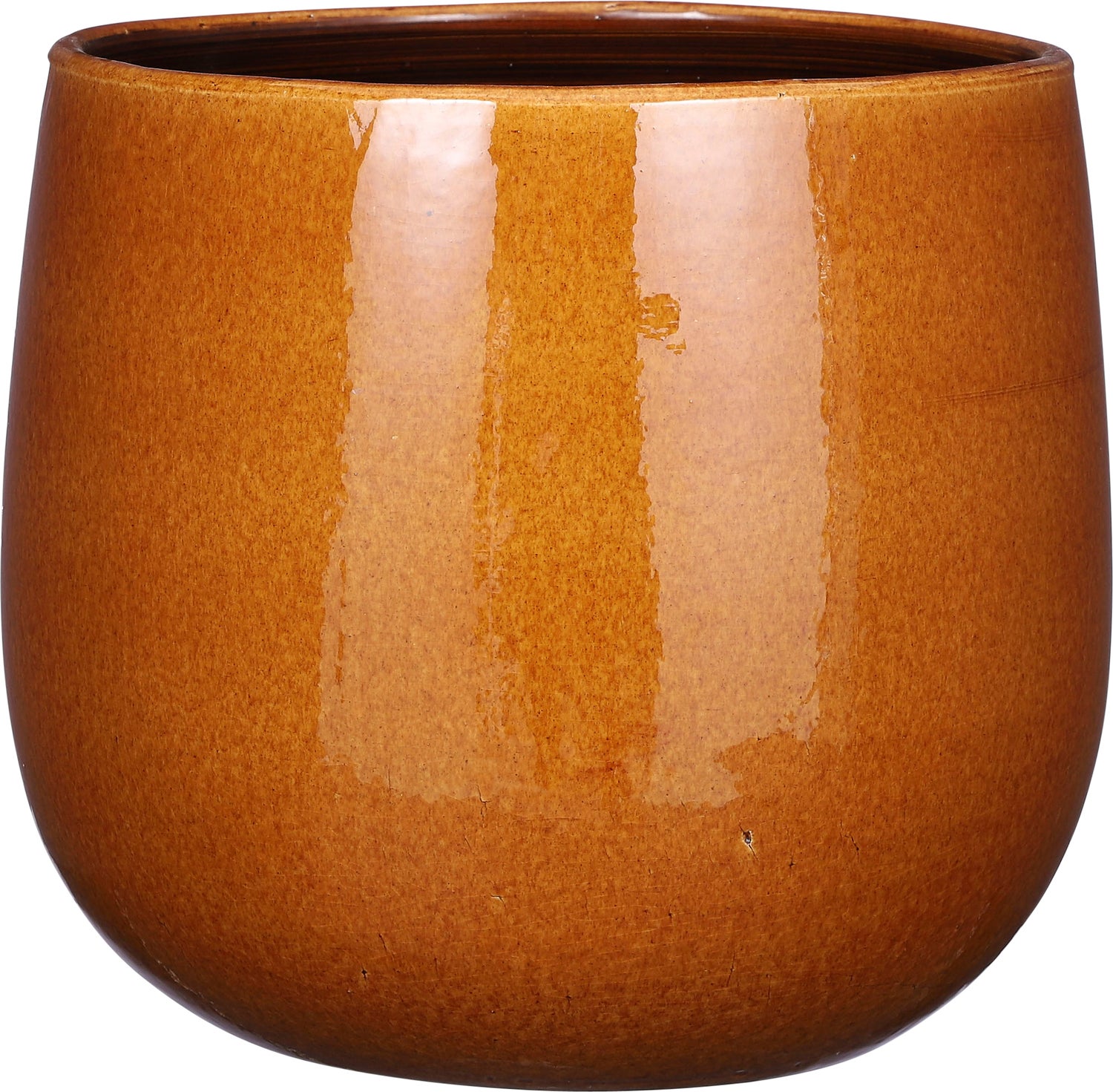 Mica Decorations bloempot Pablo geel D 29 H 25 cm