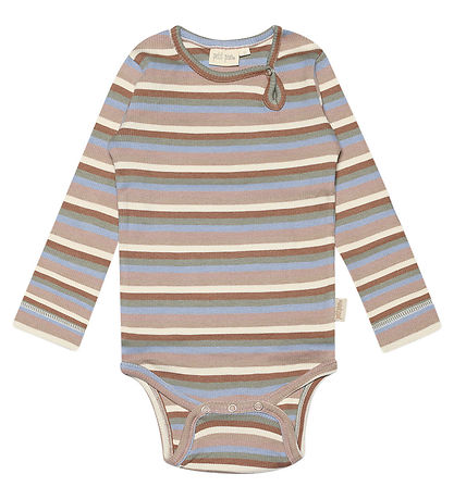 Petit Piao Body l/ä - Rib - Modal - Einfach Taupe
