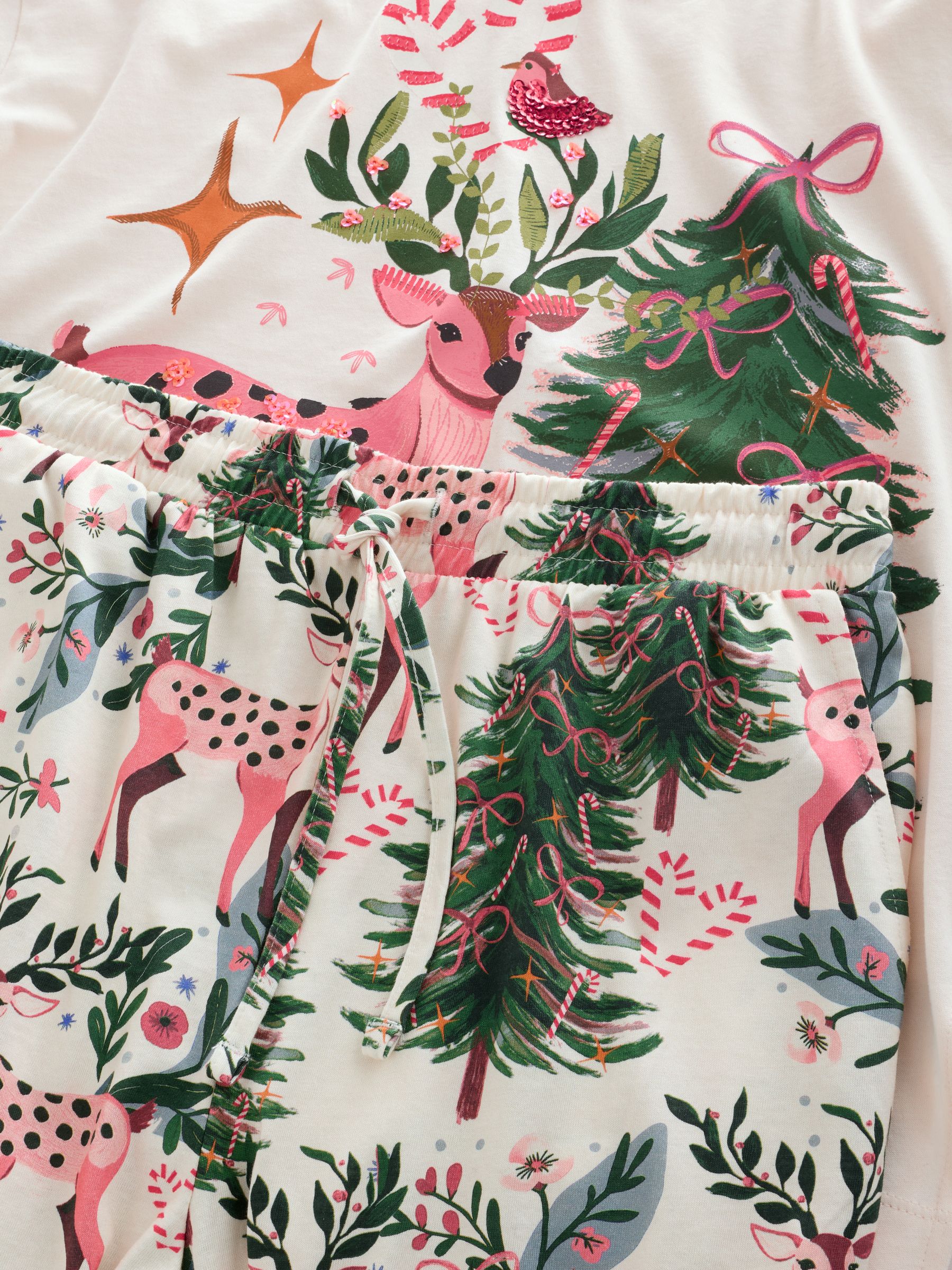 Naturel hert - Pyjama met korte mouwen