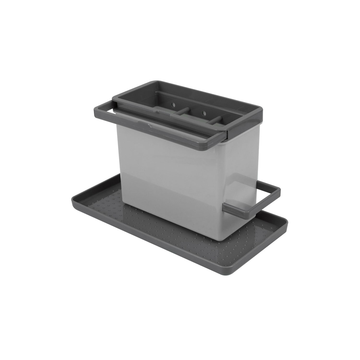 metaltex Spülbecken-Organizer Tidytex 24x14x13 cm Kunststoff grau
