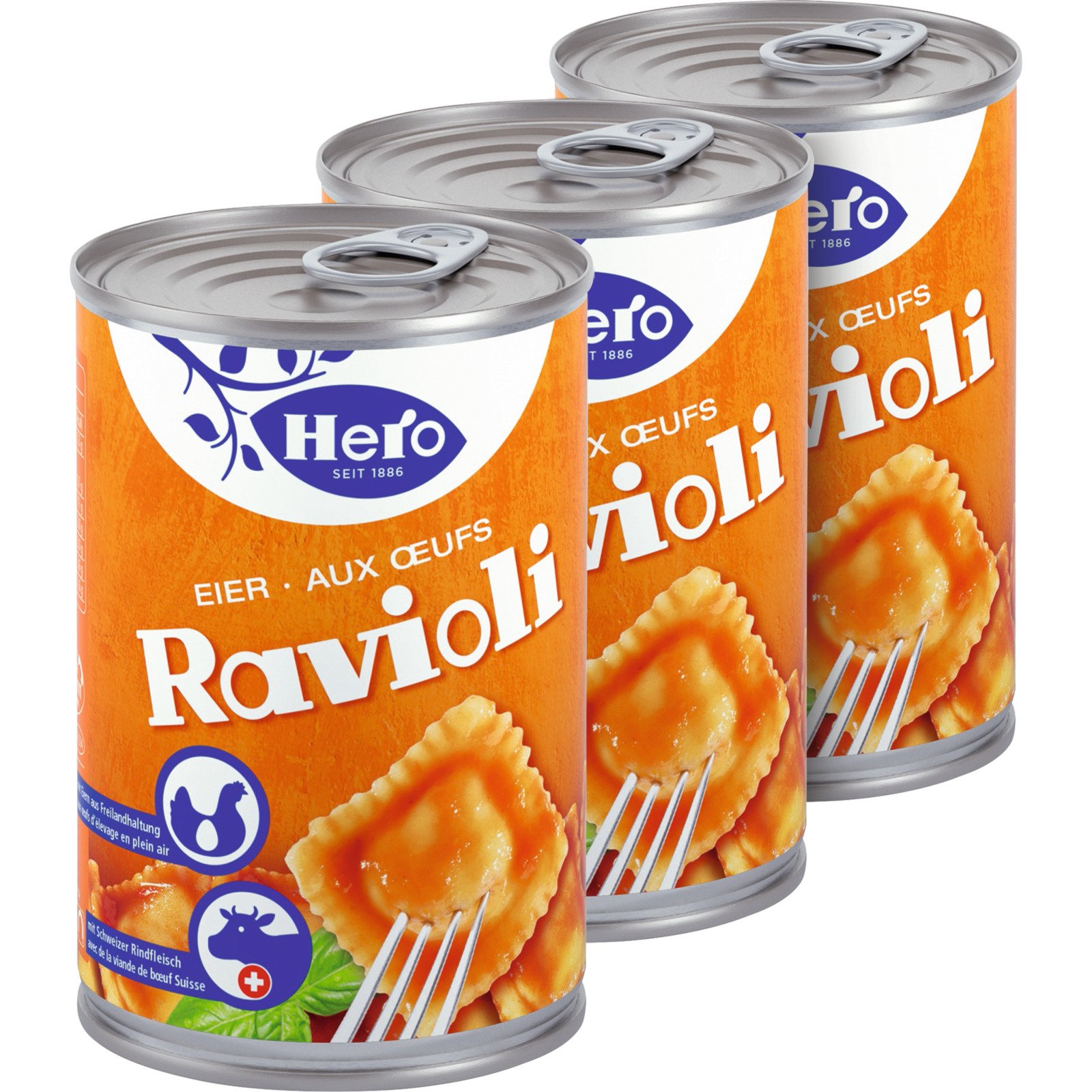 Hero Eier Ravioli 3x430g