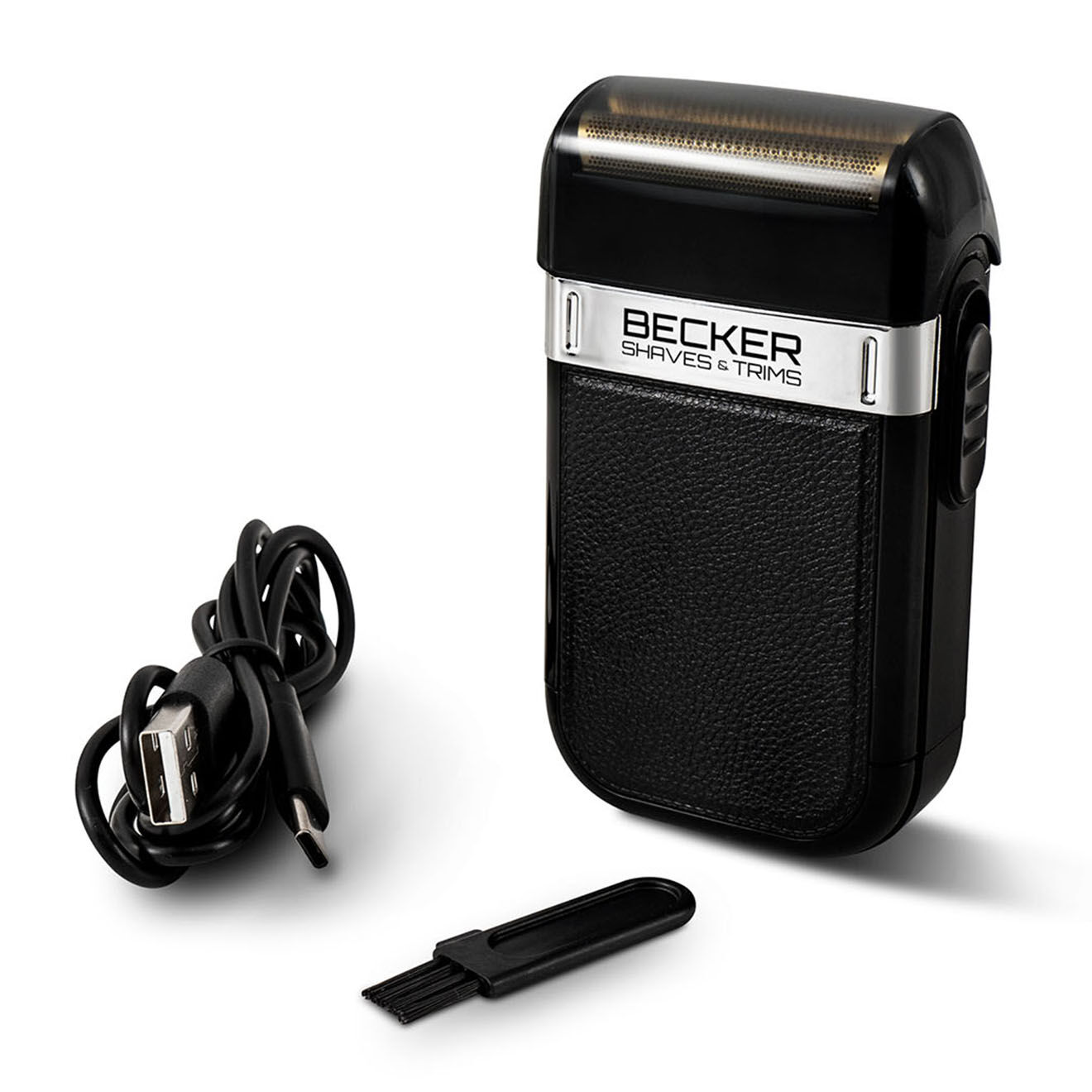 Becker Shaves & Trims Rasoir électrique sans fil noir  - 9x81x5.77x3.2 cm