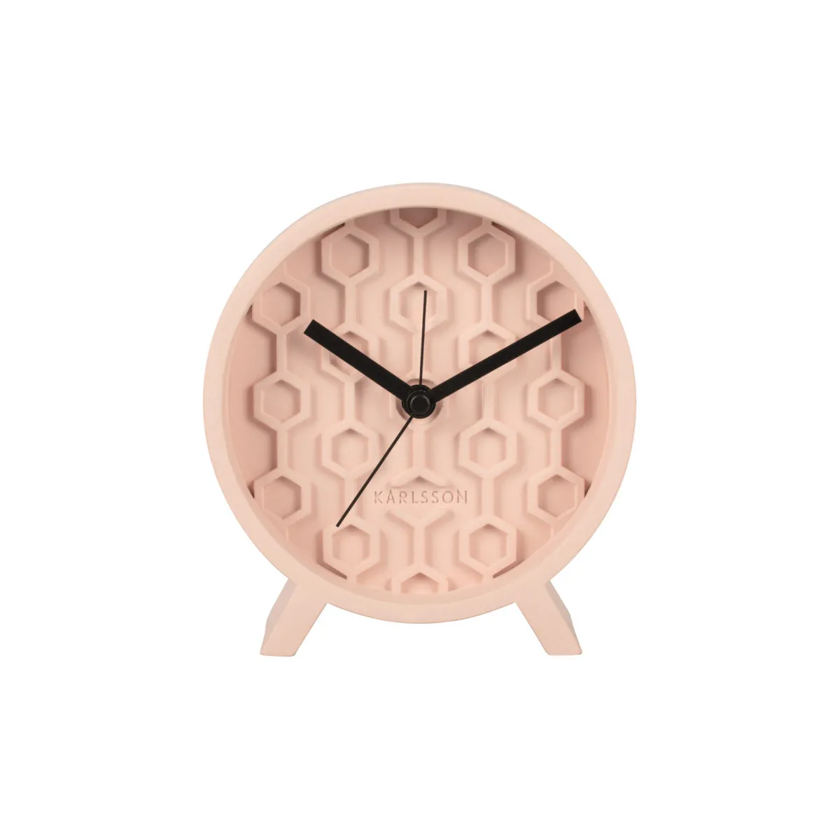 Karlsson Réveil Honeycomb Rose