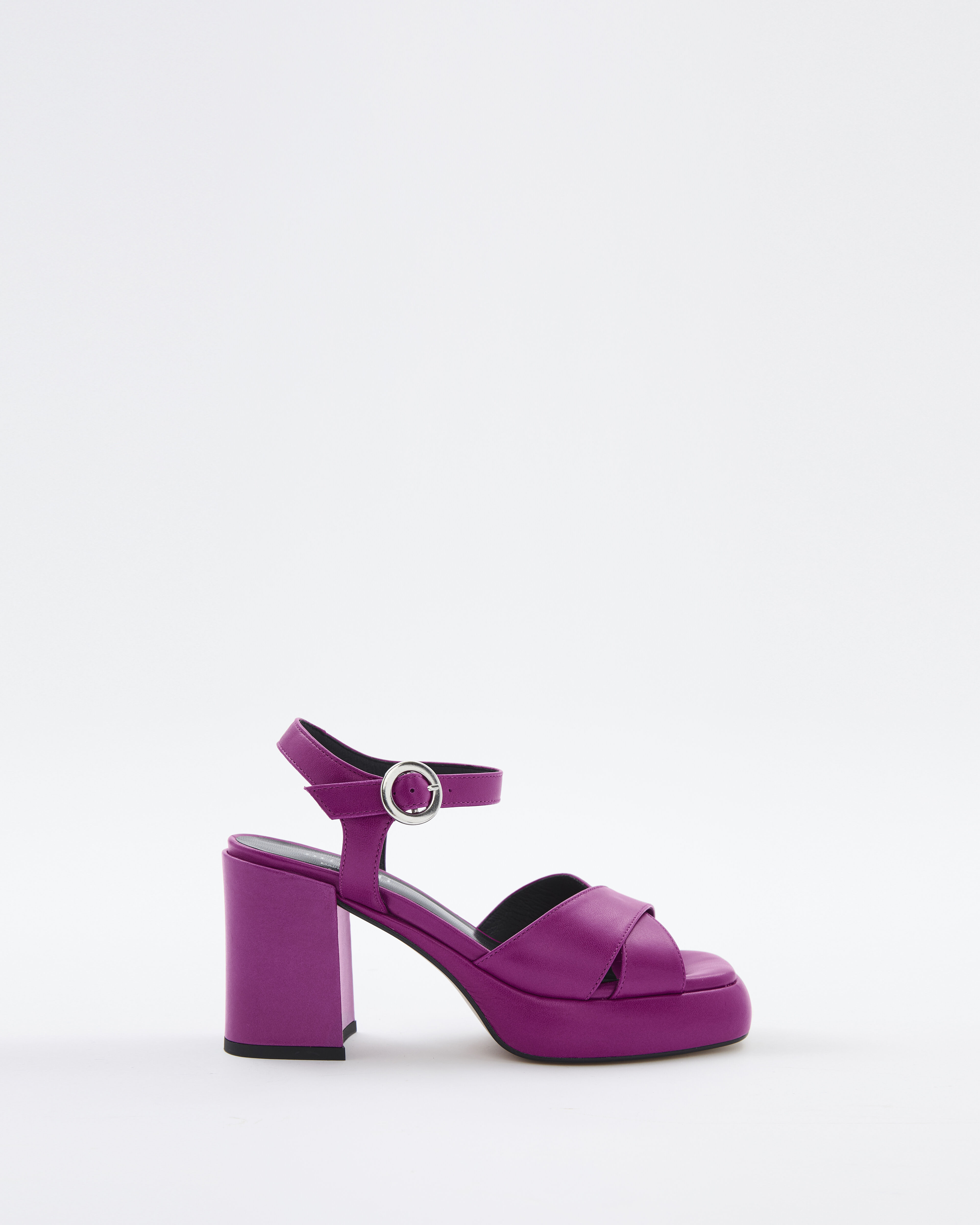 SANDALE à TALON AGERADAN Fuchsia