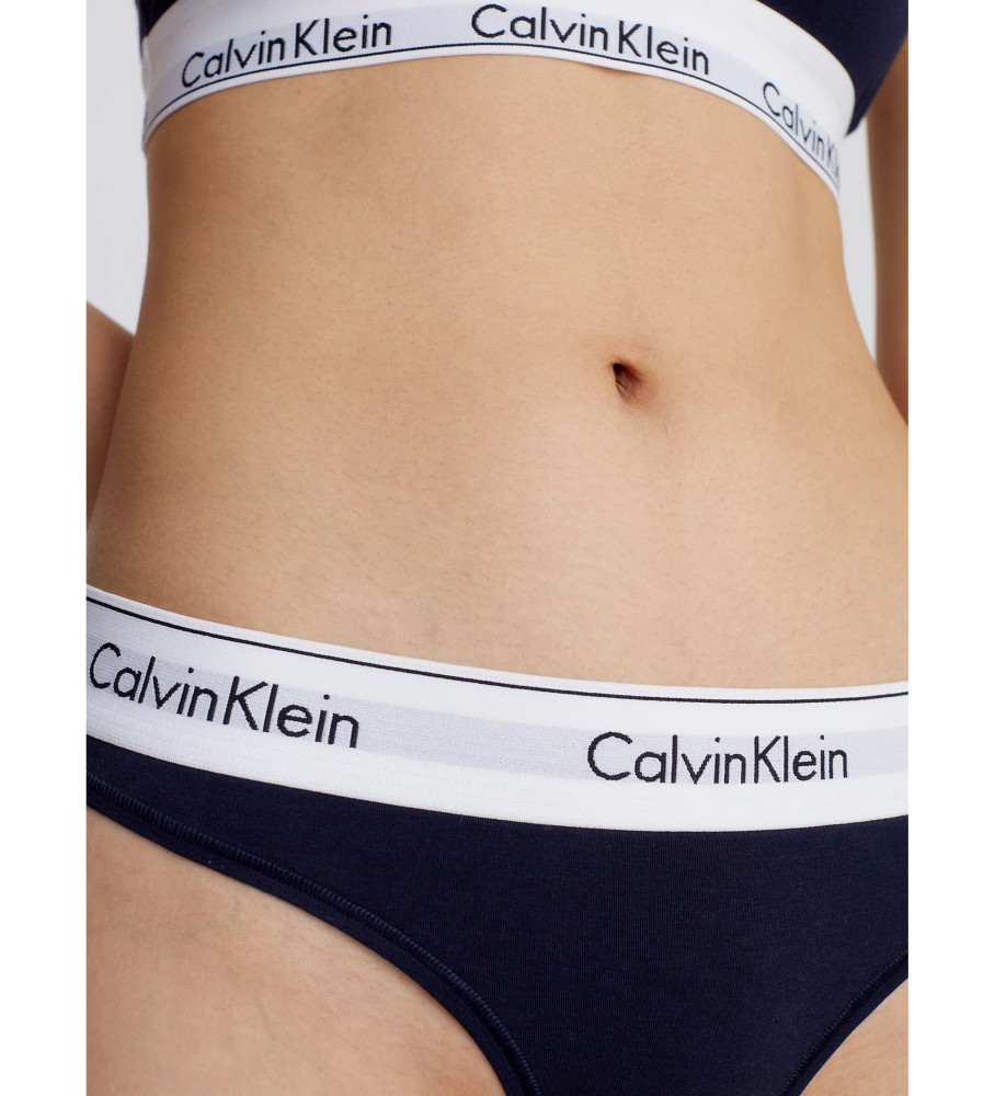 Conjunto Calvin Klein Modern Bra e Tanga Azul Marinho