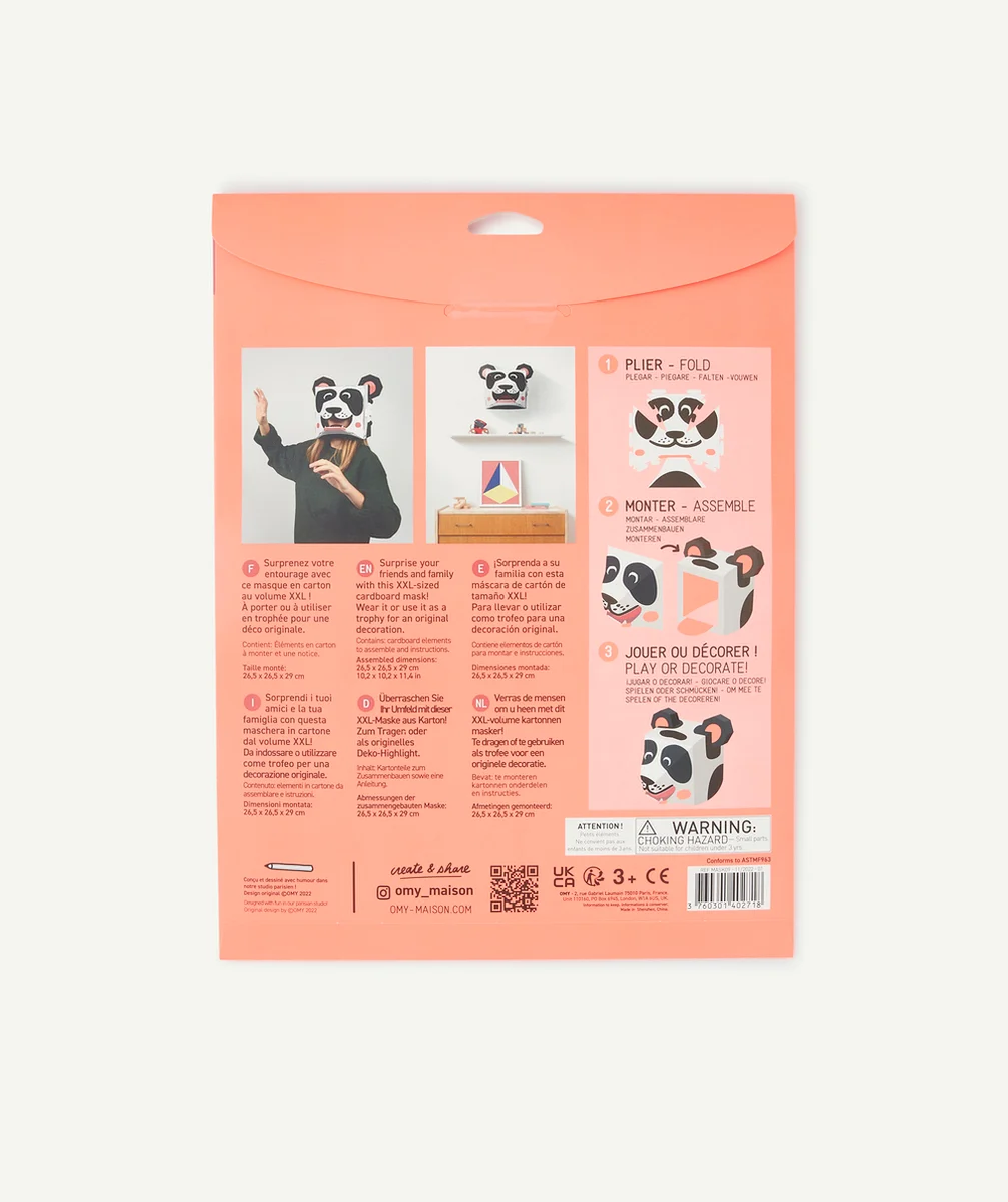 OMYMASQUE 3D PANDA