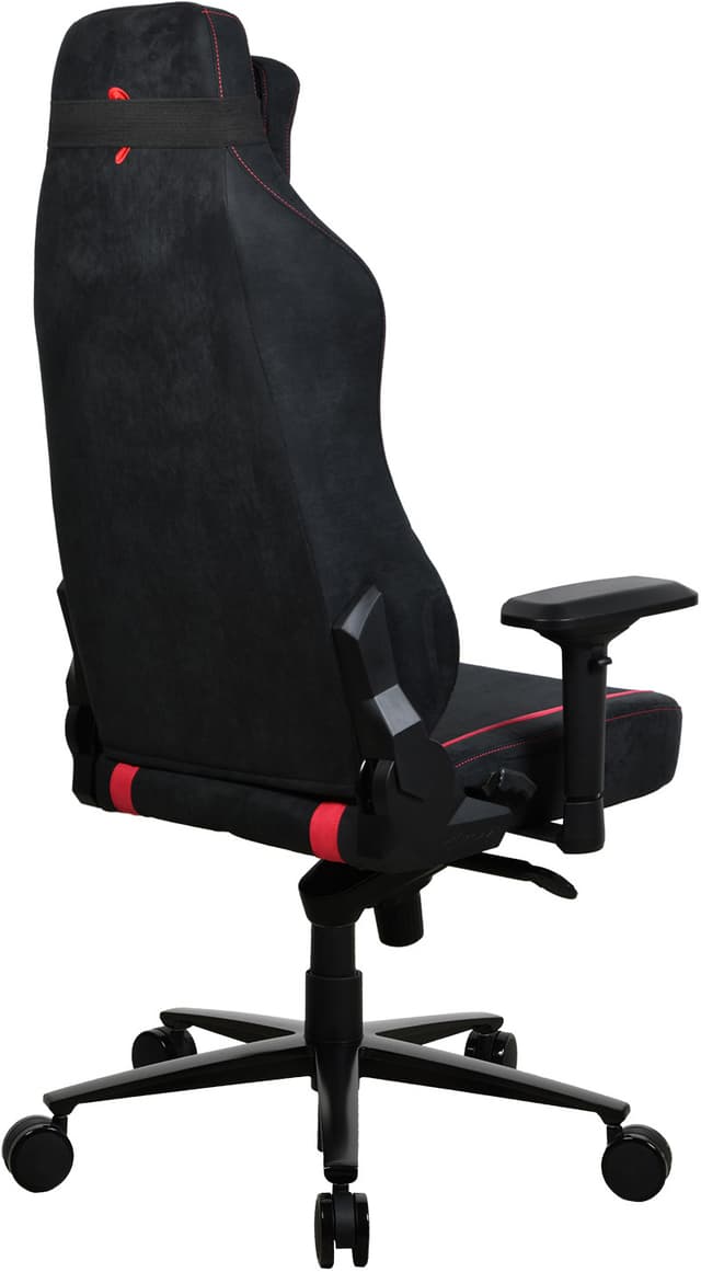 Arozzi Vernazza Supersoft Fabric gaming-stol (sort/rød)