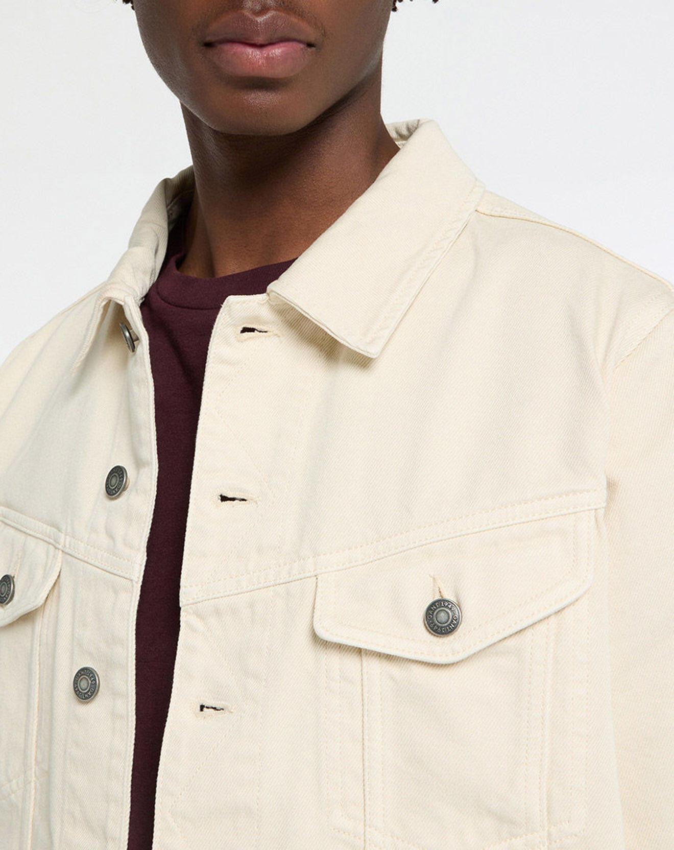 Gant Veste denim Sacha écrue