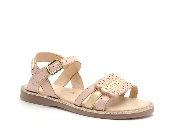 Les tropeziennes nu pieds enfant isidor rose