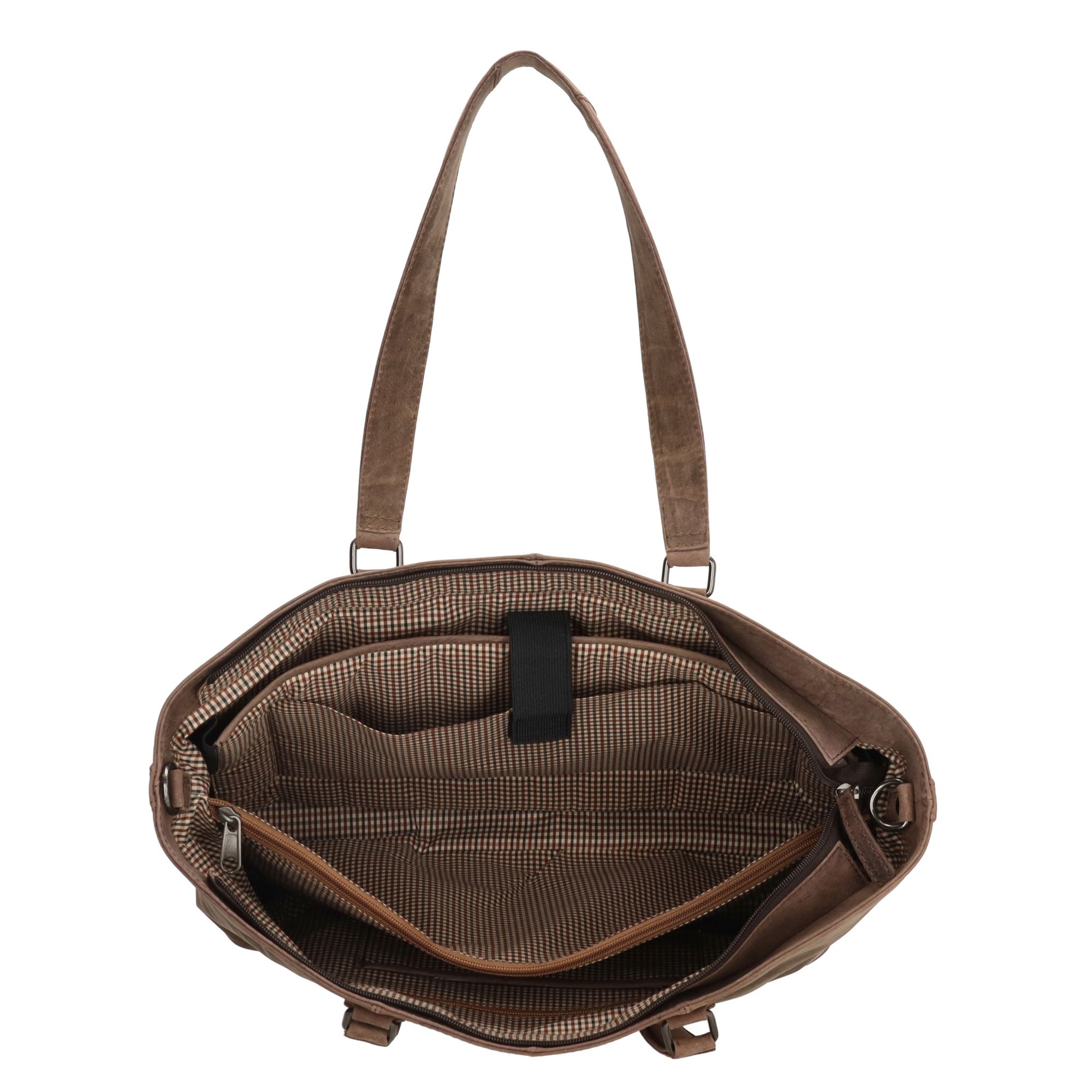 Hide & Stitches Idaho Laptoptas 15,6 inch Donkerbruin