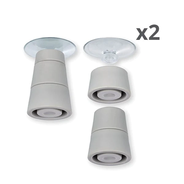 Lot de 8 pieds pour couvre plaques de protection en verre Wenko by Max