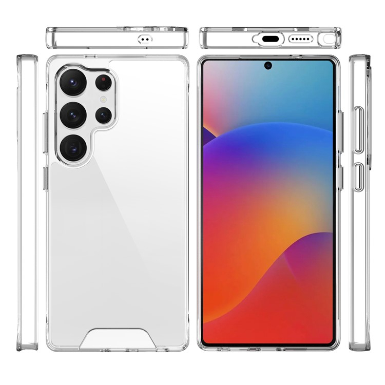Samsung Galaxy S25  Plus Hybrid Hardcase Hülle TPU Bumper   Kunststoff Rückseite - Transparent