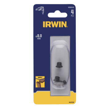 Irwin centreerpunten voor deuvels van Ø8 mm. Inhoud 4 stuks.