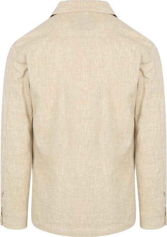 Profuomo Overhirt Wol Bruin - Modern-fit - Lange Mouw