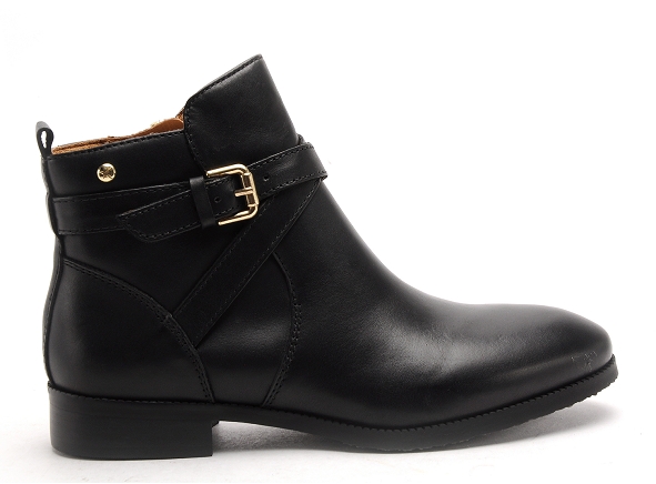 Pikolinos boots bottine plates femme royal w4d8614 noir