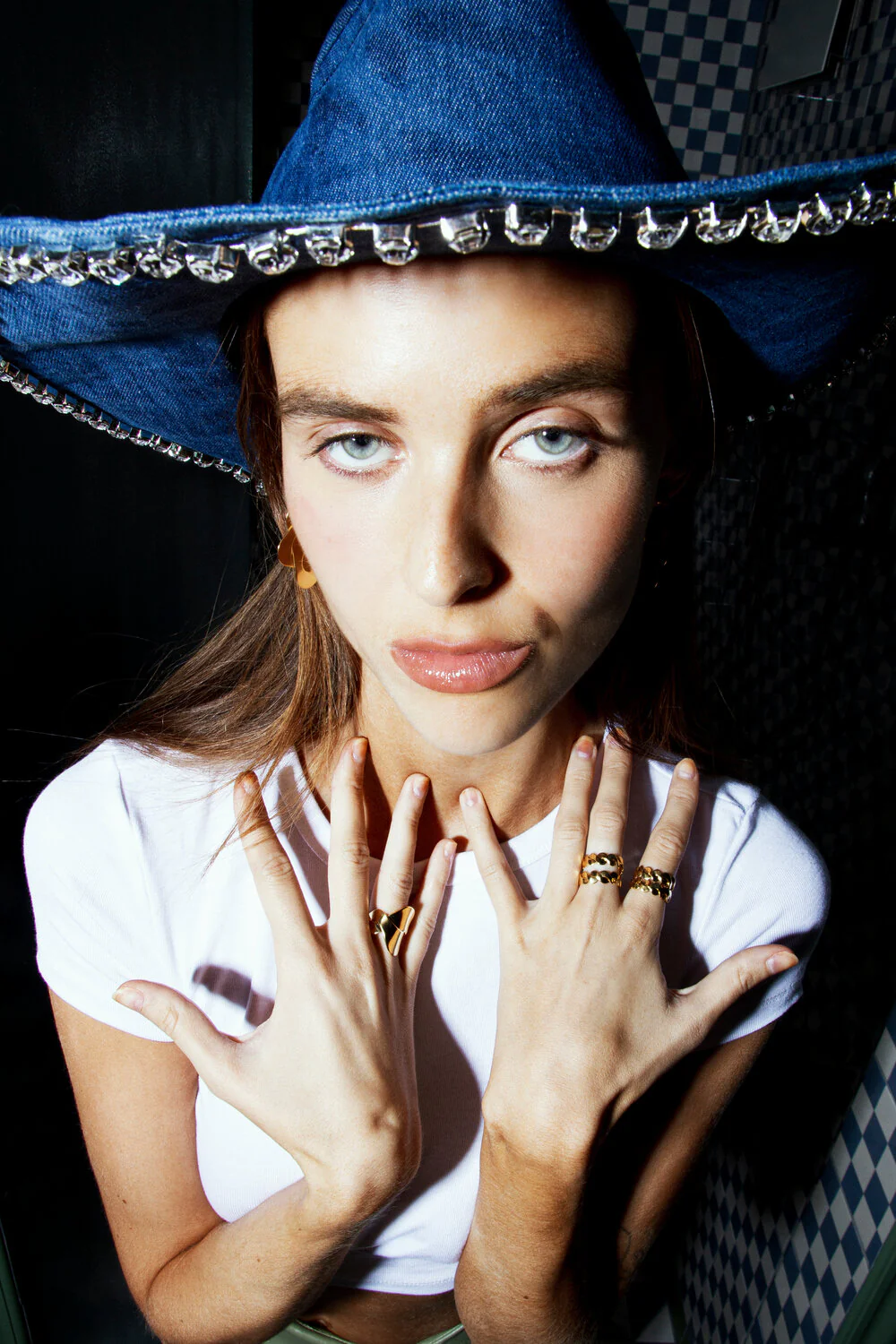 Jane Kønig  Big Wavy ring - forgyldt