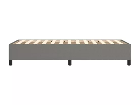 Sommier à lattes de lit Gris foncé 90x200 cm Tissu