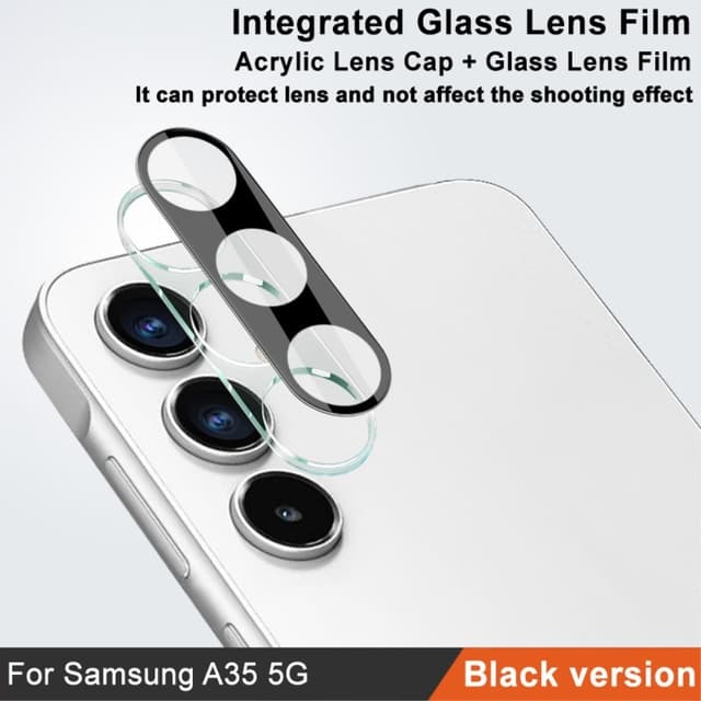 IMAK For Samsung Galaxy A35 kamera linsebeskytter hærdet glas linsefilm