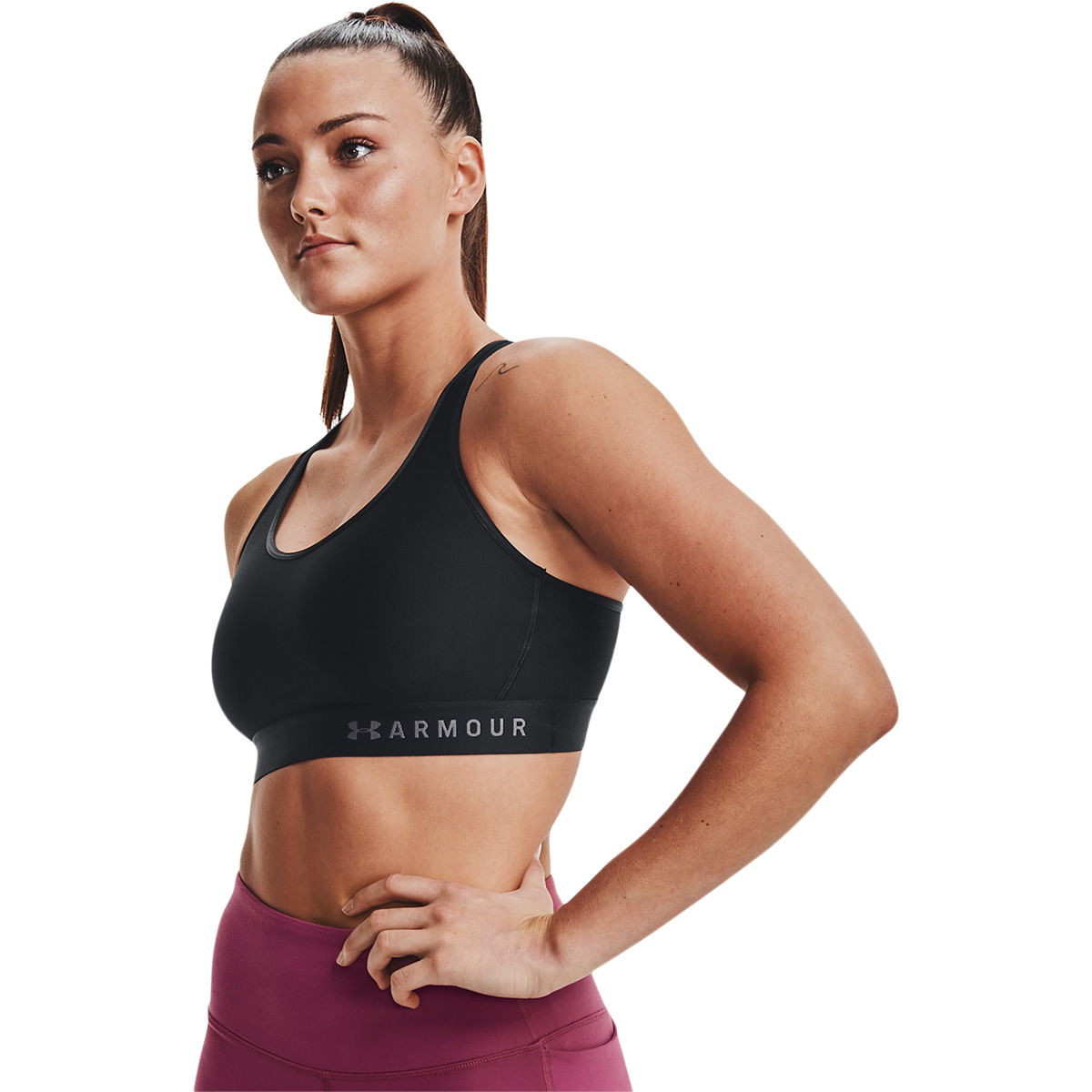 Under Armour Keyhole Medium Support Sports BH Dame