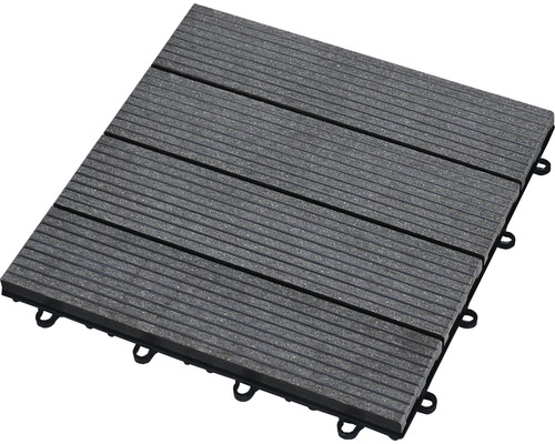 Konsta WPC kliktegel 30x30 cm antraciet