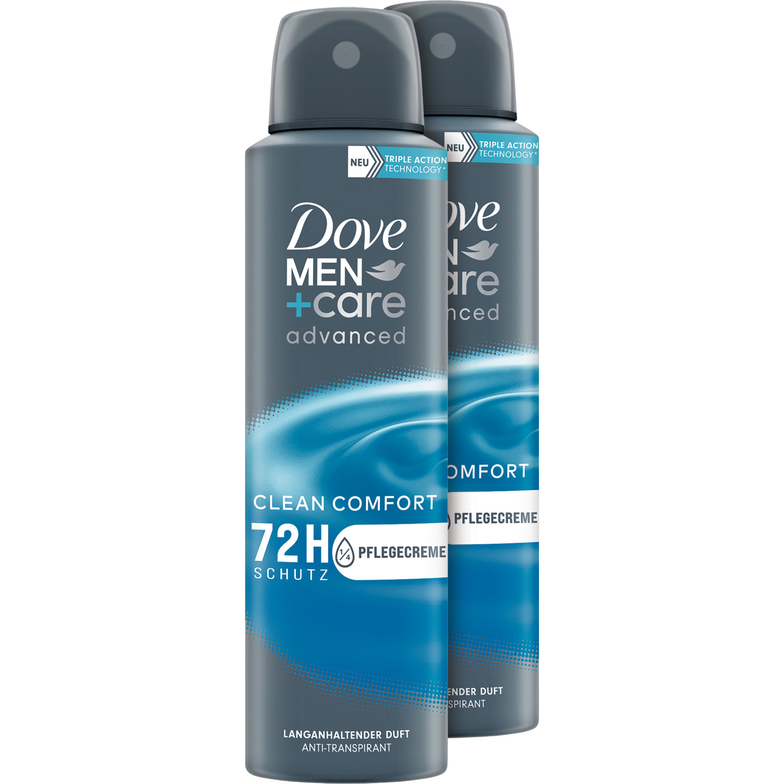 Dove Aero Men Clean Comfort 2 x 150 ml