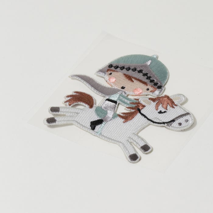 Atelier Veritas-Patch ridder 8x7,5cm