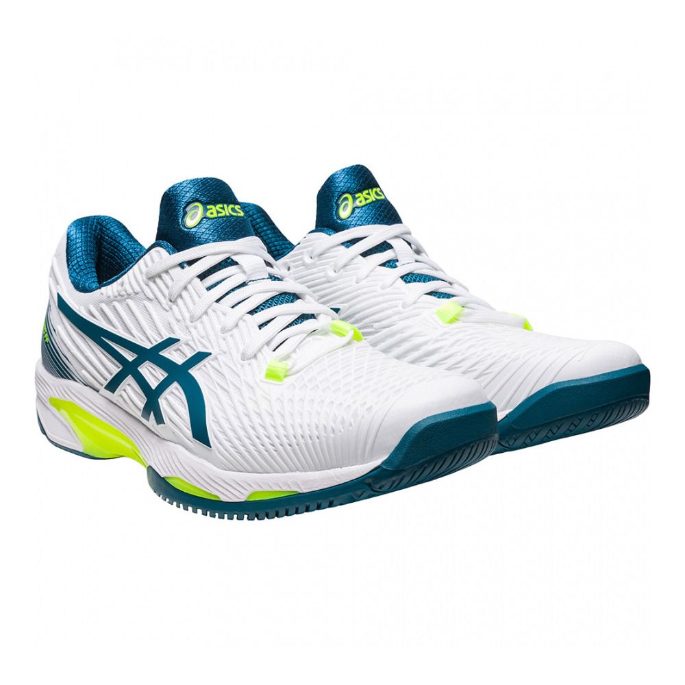 Asics SOLUTION SPEED FF 2 - Chaussures de tennis Homme white/restful teal