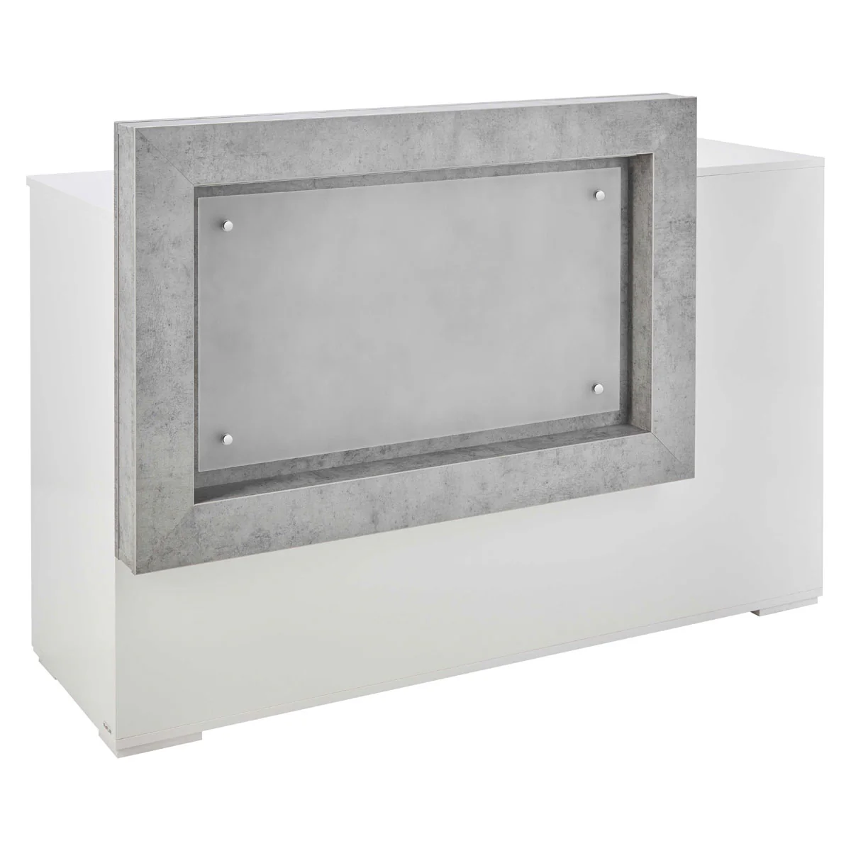 Caisse ROMA Structure Blanc Mat Eclairage LED