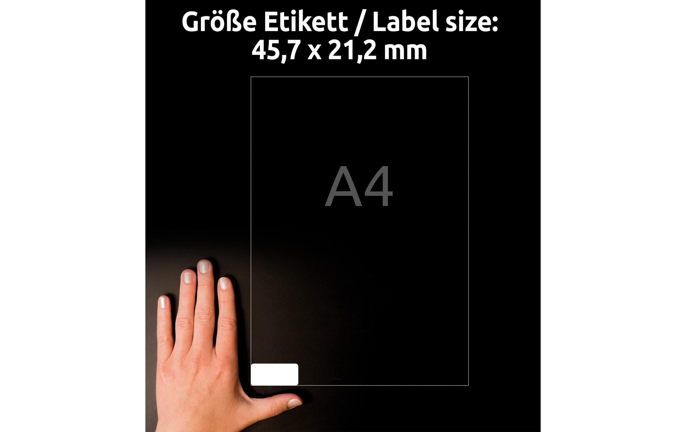 Sicherheits-Etiketten L6113-20 45.7 x 21.2 mm20 Blatt à 48 Etiketten (45,7 x 21,2 mm)