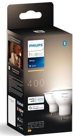 Philips Hue Spot - Warmwit Licht - 2 Pack - GU10 - Slimme Verlichting