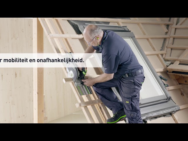 Festool HKC 55 5,0 EBI-Plus-SCA 18V Li-Ion accu pendelkapzaag set (2x 5,0Ah) in systainer - 160mm