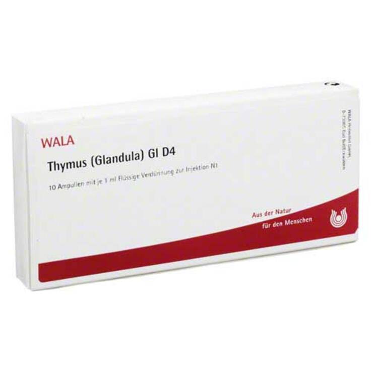 Thymus Glandula GL D 4 Ampullen, 10X1 ml
