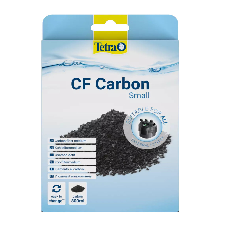 Carvão ativado Tetratec CF para filtros de aquário