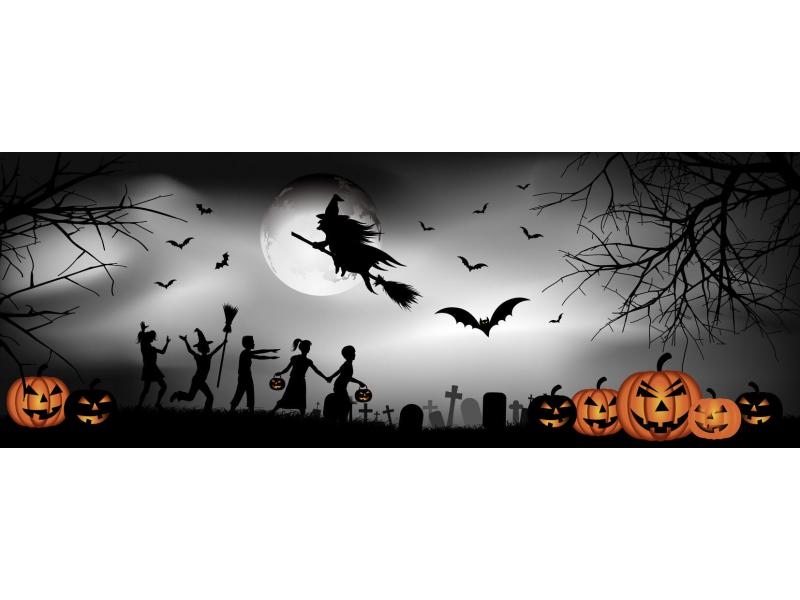 URSUS Tischlicht Halloween 5 Stück Tischdeko für Halloween