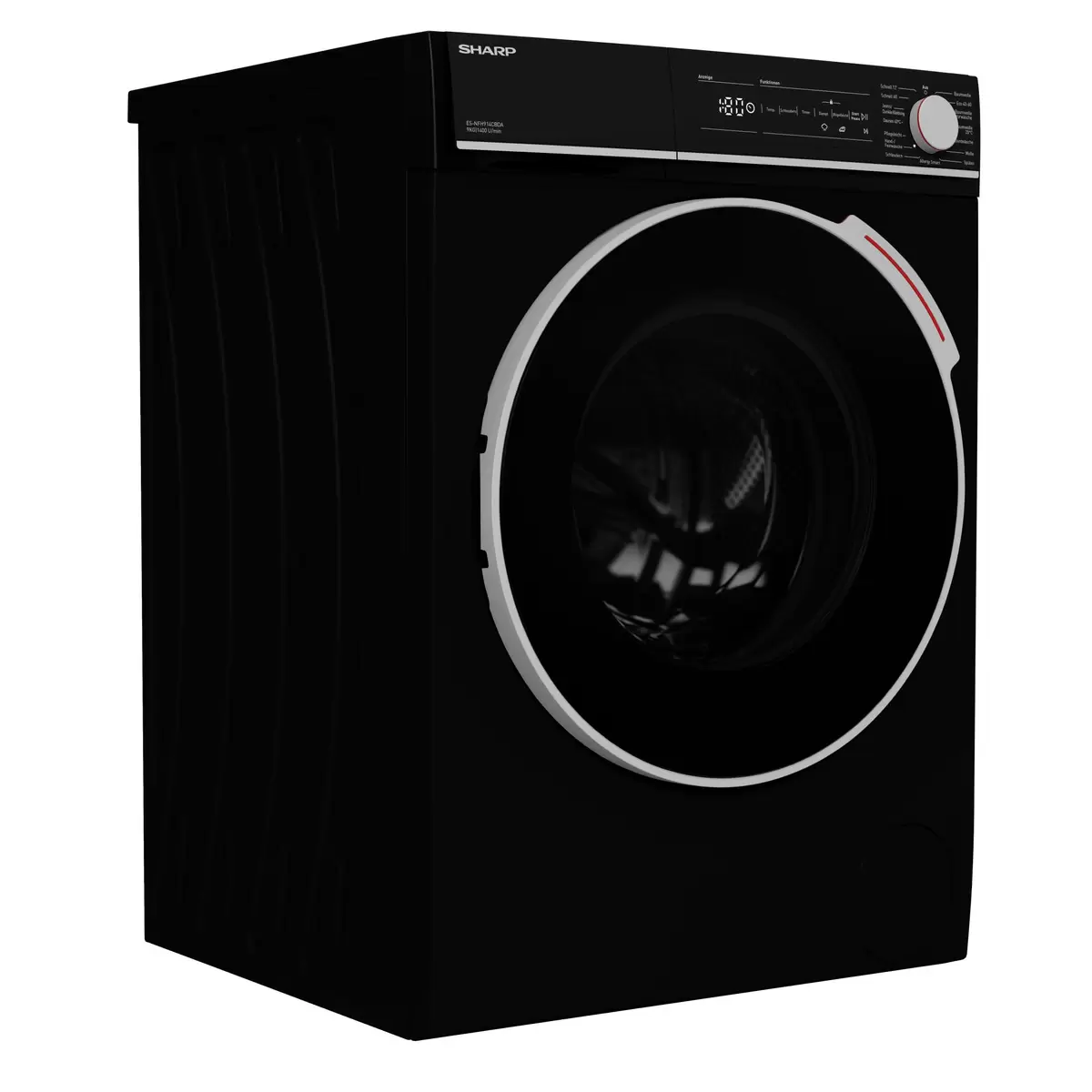 Waschmaschine 9kg Sharp ES-NFH914CBDA-DE Schwarz