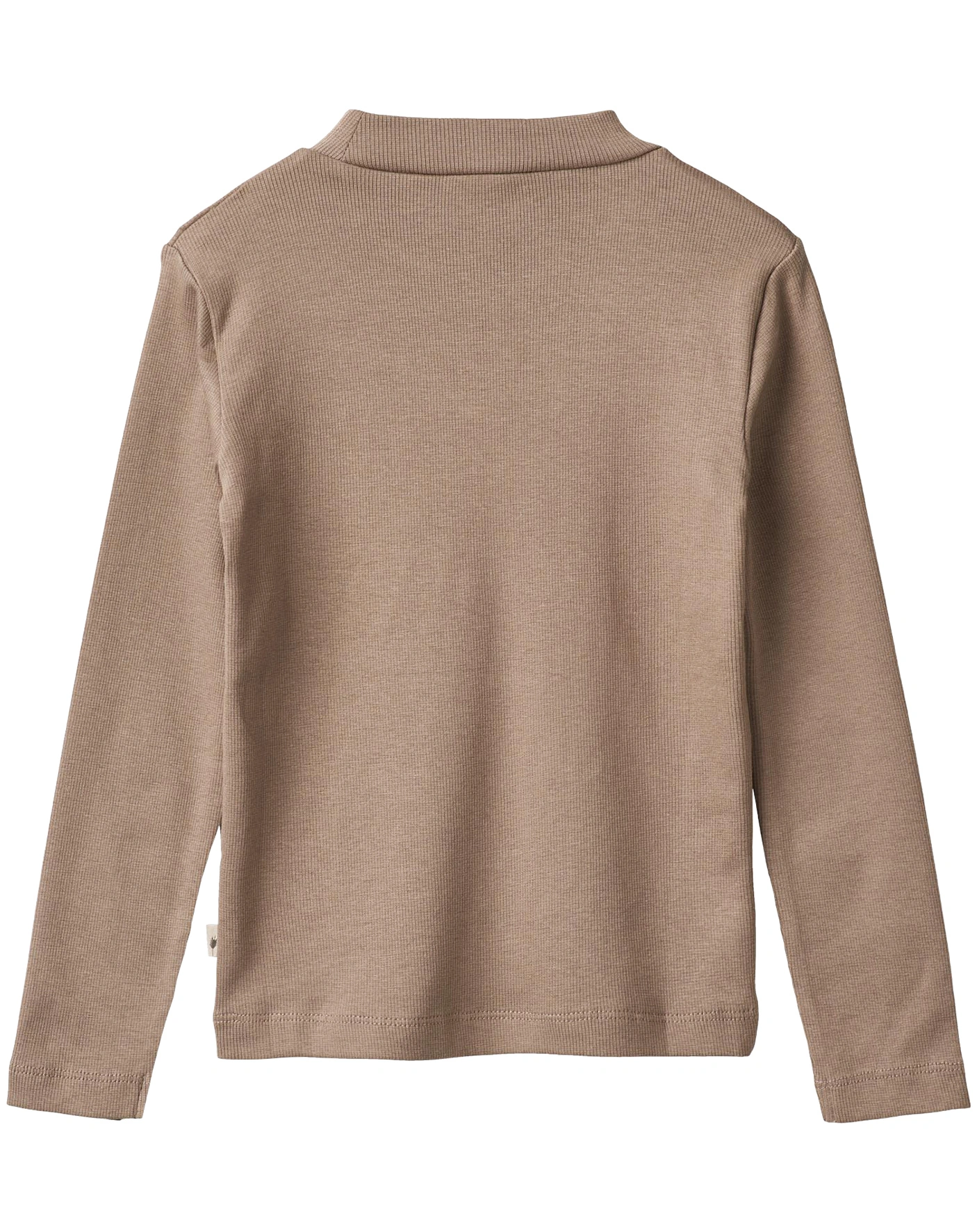 Langarmshirt ROSETTA RIB in soft brown