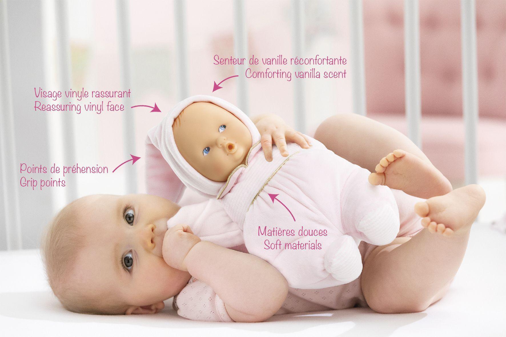 Puppe BABIPOUCE BLÜTENTRAUM (28cm) in rosa