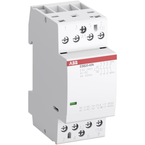 Modulær kontaktor ESB25-40N-06 230V AC/DC ABB