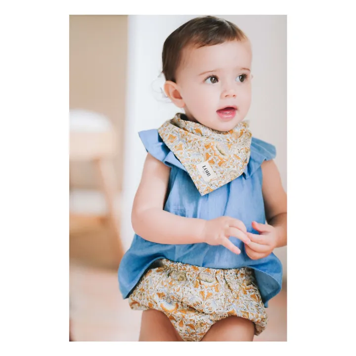 Loir Foulard Alfred Fleuri | Ecru