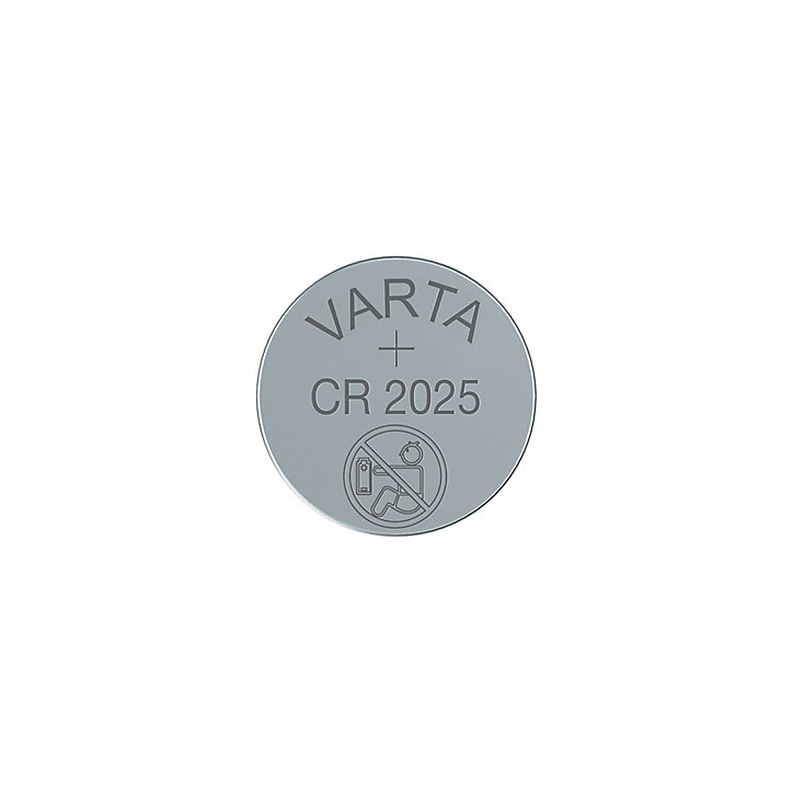 Pile au lithium CR2025 Varta, lot de 2
