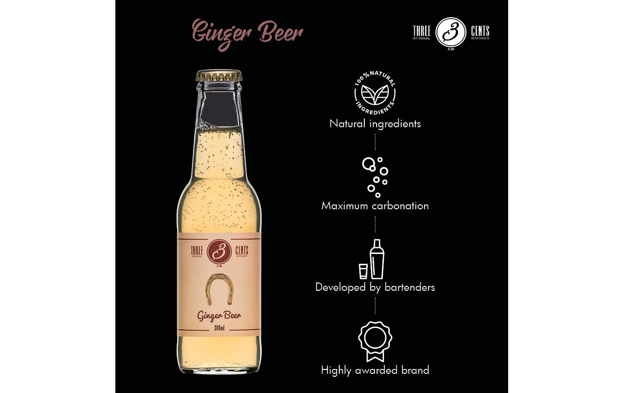 Soft-Drinks Ginger Beer 6 x 0.2 lErfrischungsgetränk mit Ingwergeschmack