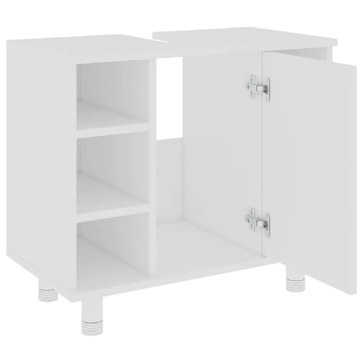 vidaXL Armoire Salle de Bain Blanc